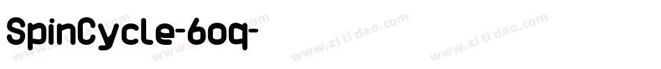 SpinCycle-6oq字体转换