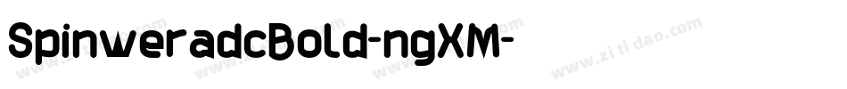 SpinweradcBold-ngXM字体转换