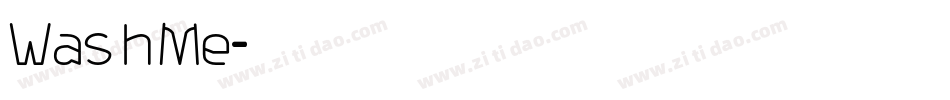 WashMe字体转换