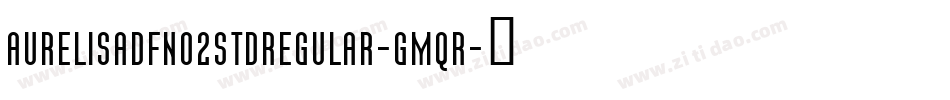 Aurelisadfno2stdRegular-gmqR字体转换