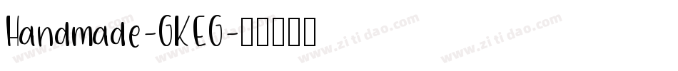Handmade-GKEG字体转换