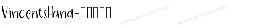 VincentsHand字体转换