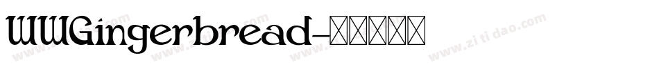 WWGingerbread字体转换