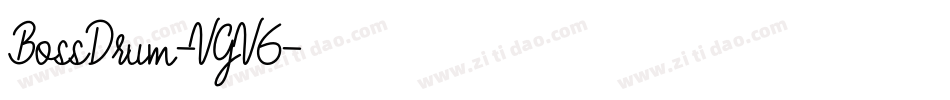BossDrum-VGV6字体转换