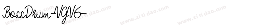 BossDrum-VGV6字体转换