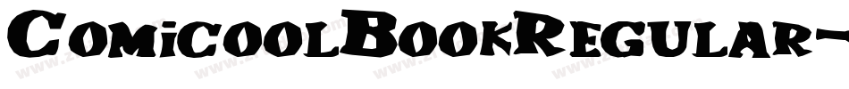 ComicoolBookRegular-yeLe字体转换