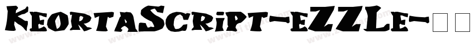 KeortaScript-eZZLe字体转换