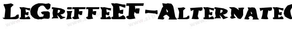 LeGriffeEF-AlternateOne字体转换