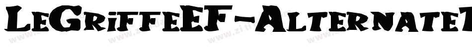 LeGriffeEF-AlternateTwo字体转换
