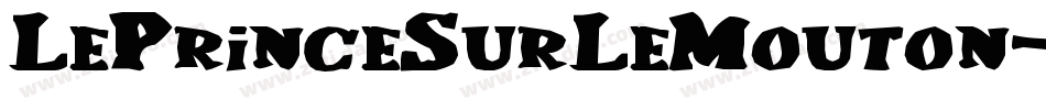 LePrinceSurLeMouton-672Y字体转换