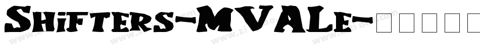 Shifters-MVALe字体转换