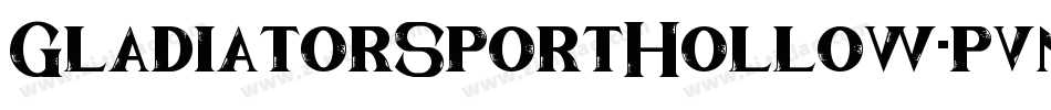 GladiatorSportHollow-pvny字体转换