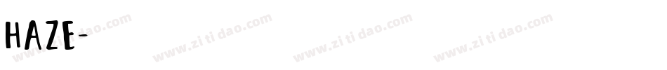 Haze字体转换