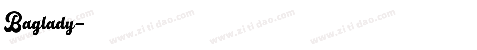 Baglady字体转换