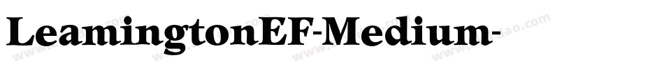 LeamingtonEF-Medium字体转换