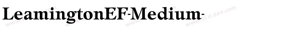 LeamingtonEF-Medium字体转换