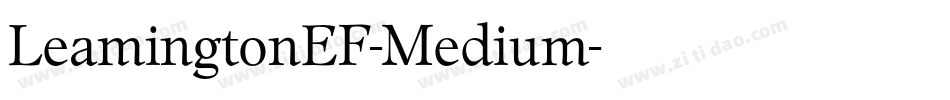 LeamingtonEF-Medium字体转换