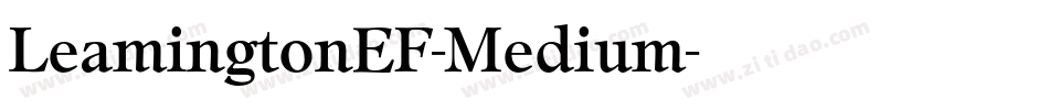 LeamingtonEF-Medium字体转换
