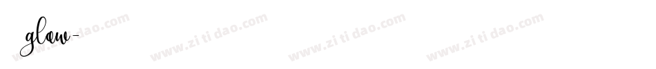 荧黑glow字体转换