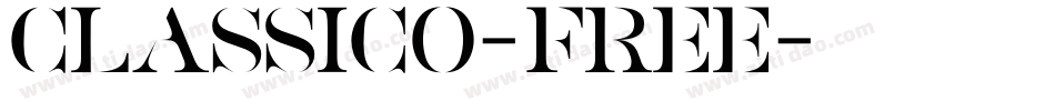 Classico-free字体转换