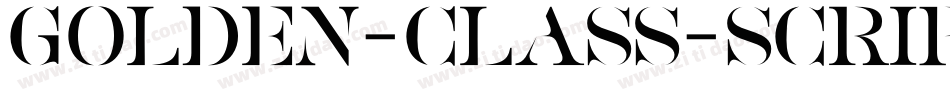 Golden-Class-Script-2字体转换