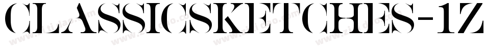 Classicsketches-1ZeL字体转换 Classicsketches-1ZeL字体转换