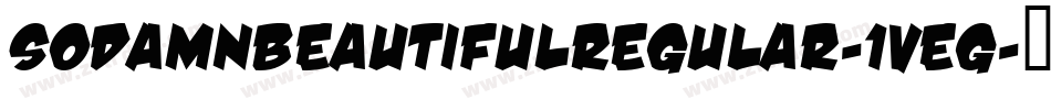 SoDamnBeautifulRegular-1vEg字体转换