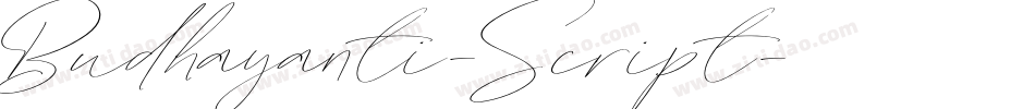 Budhayanti-Script字体转换