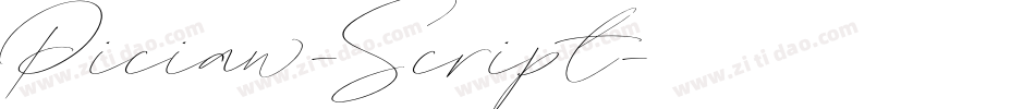 Piciaw-Script字体转换