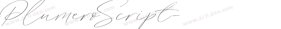 PlumeroScript字体转换