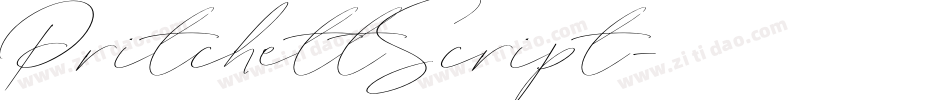 PritchettScript字体转换