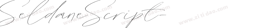 SeldaneScript字体转换