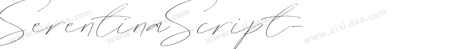 SerentinaScript字体转换