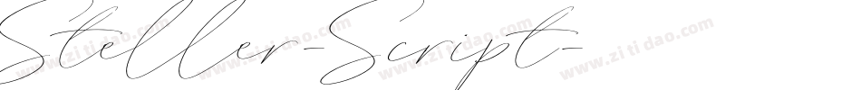 Steller-Script字体转换