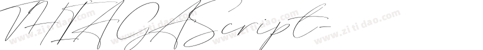 THIAGAScript字体转换