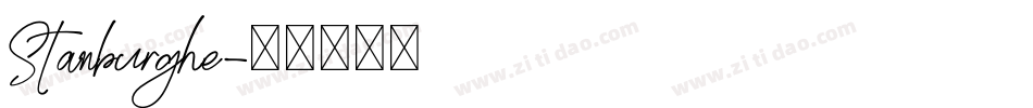 Stanburghe字体转换