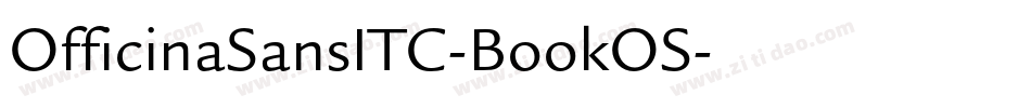 OfficinaSansITC-BookOS字体转换