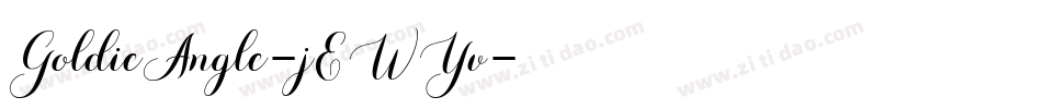 GoldieAngle-jEWYv字体转换