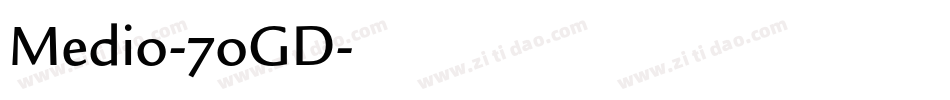 Medio-7oGD字体转换