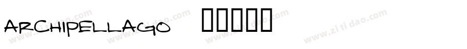 Archipellago字体转换