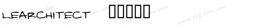 LeArchitect字体转换