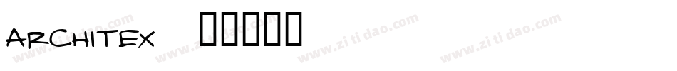 architex字体转换