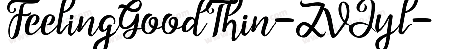 FeelingGoodThin-ZVJyl字体转换