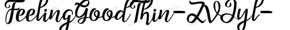 FeelingGoodThin-ZVJyl字体转换