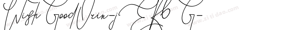 WishGoodOrin-jER6G字体转换