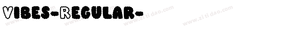 Vibes-Regular字体转换