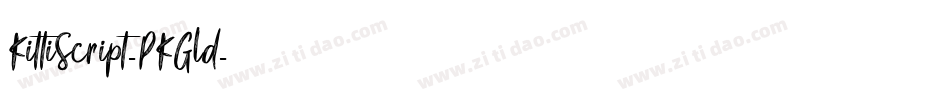 KittiScript-PKGld字体转换