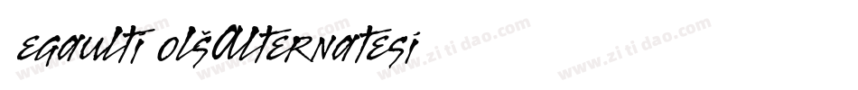 Legault-BoldAlternates字体转换