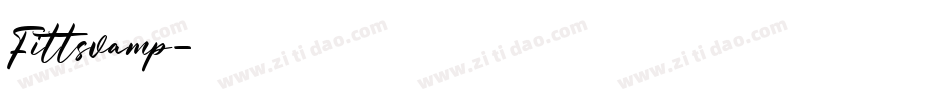 Fittsvamp字体转换