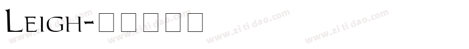 Leigh字体转换